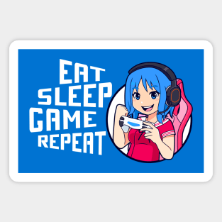 Gamer Girls Rule 5 Magnet